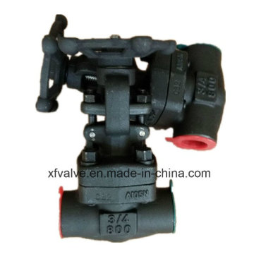 ANSI Forged Carbon Steel A105 Thread Gate Valve